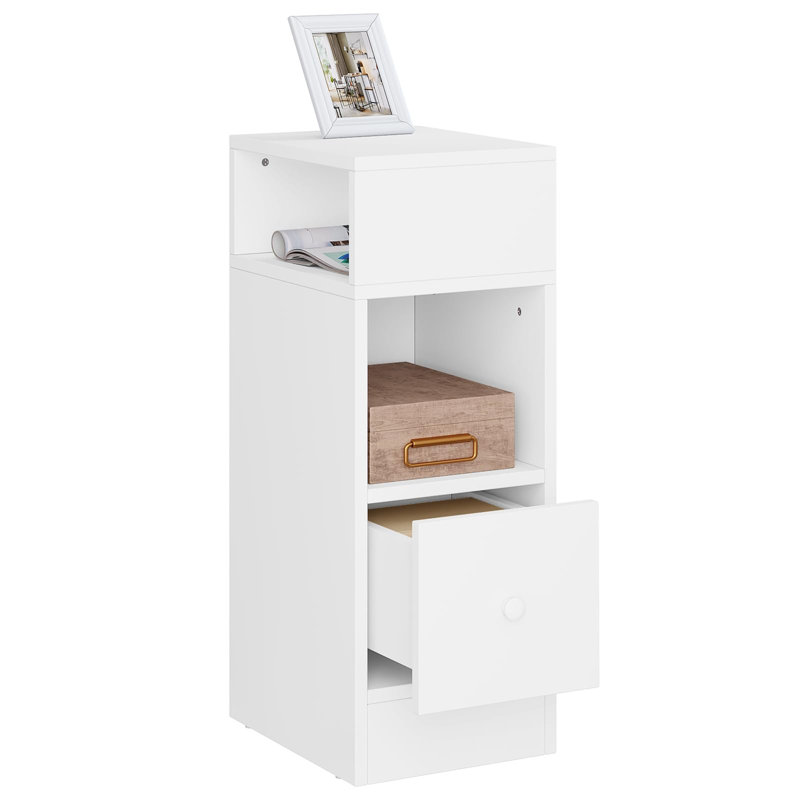 Alok 30cm W Manufactured Wood Bedside Table