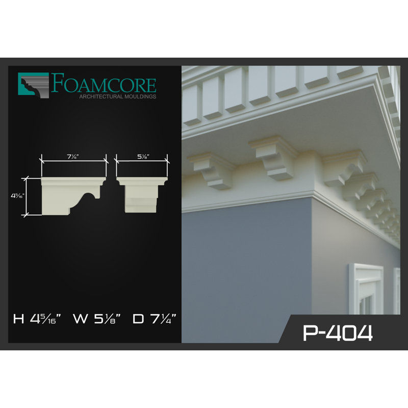 Support de 4,5 po x 7,25 po modillion