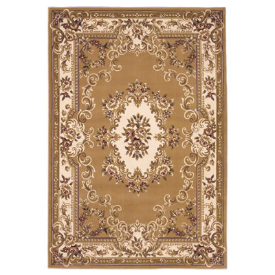 Tapis d'intérieur 5 pi 3 po x 7 pi 7 po Olive / Ivory