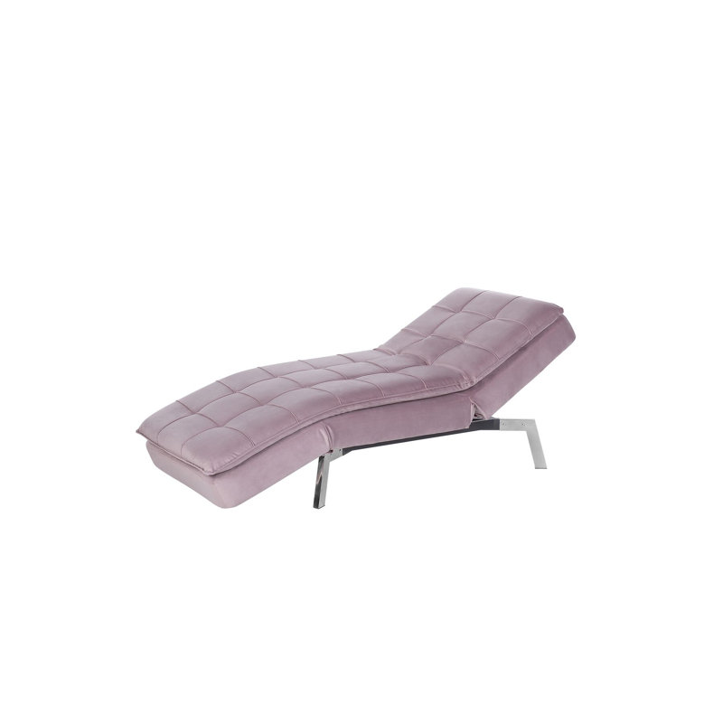 Akiria Velvet Chaise Lounge