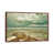 Classic Brown Wood Floater Framed