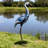 Jovanta Crane Metal Garden Statue