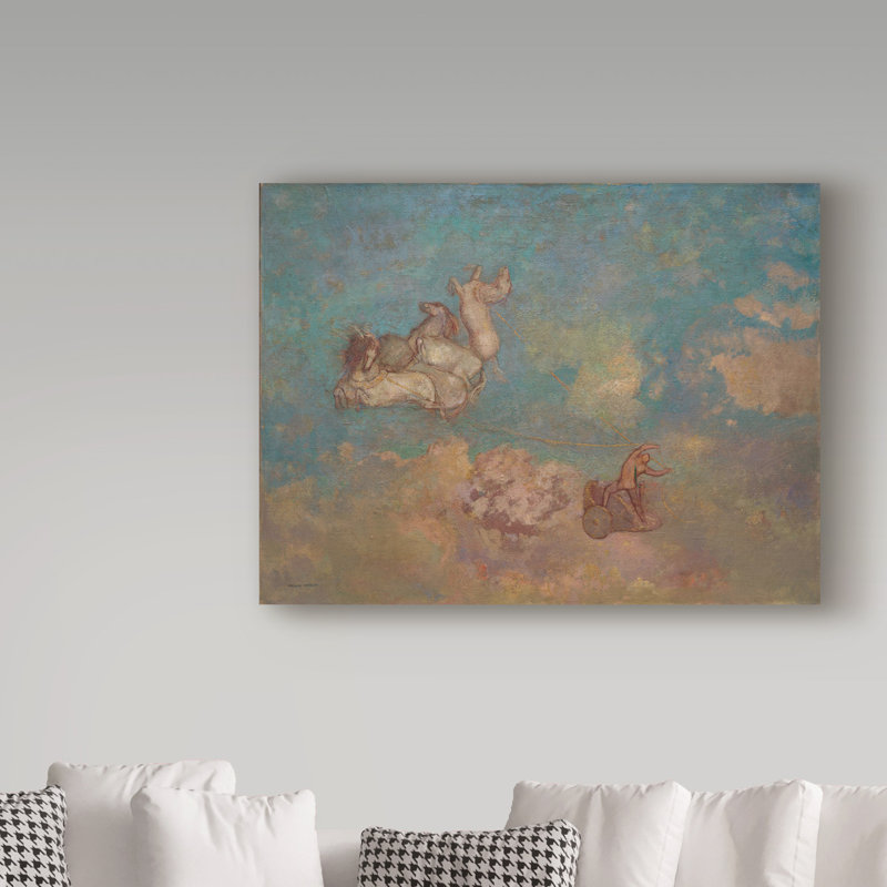 « the pales of apollo », reproduction de peinture à l’huile sur toile tendue, H 24 po x l 32 po x P 2 po