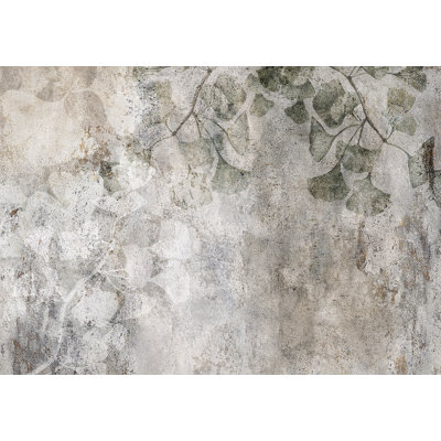 Murale botanique pelez et collez - Ginkgo jurassique