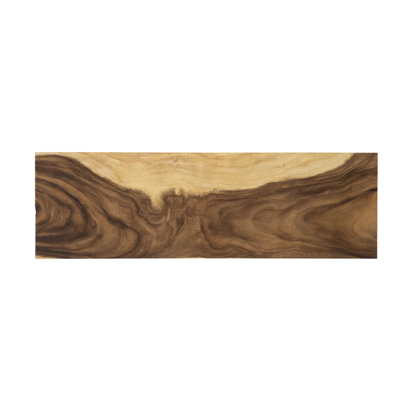 Acacia Wood & Solid Acrylic 60" Modern Console Table