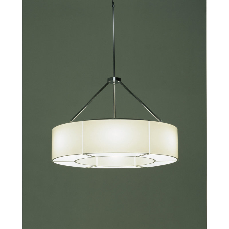 Sexta, 6 Lights, PVC/Methacrylate, 21.3" H x 31.5" W x 31.5" D