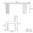Nordic simple rectangular dining table set-103409692