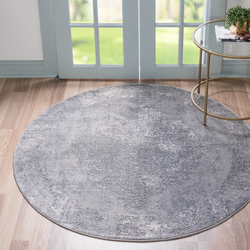 Moree Ikat Indoor Rug, Round 5'
