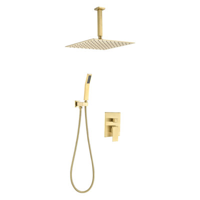 16" Complete Shower System with Rough-in Valve