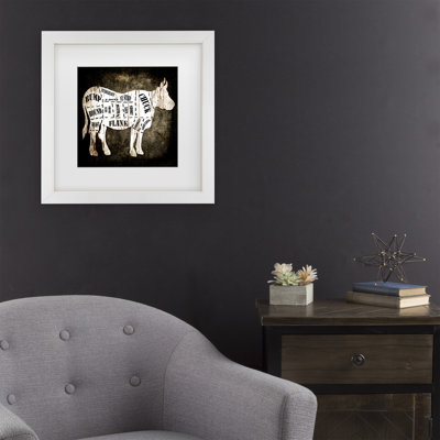 Lightboxournal «Butcher Shop II», art encadré mat