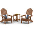 Outdoor Adirondack Chair With Table