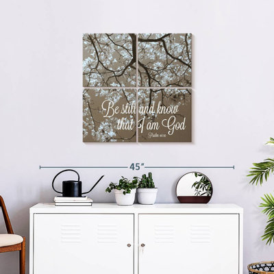 Verset biblique «Tergel Be Still»