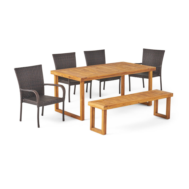 Ensemble repas d’extérieur 6 pièces Mcvey