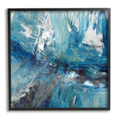 Art abstrait sur toile tendue à composition abstraite et audacieuse par Sarah Stockstill