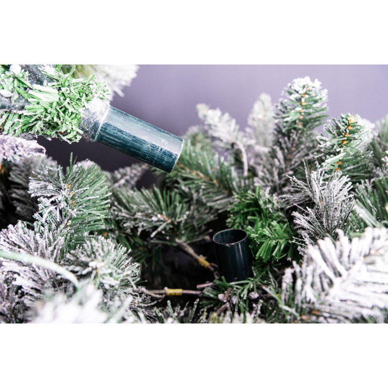 Lighted Artificial Christmas Tree, 7 ft.