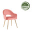 Fauteuil en velours Linkoski-1889027197