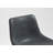 Upholstered Faux Leather Counter Stool with Iron and Steel Frame