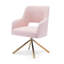 Fauteuil pivotant rembourré Breann-93705357