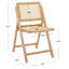 Safavieh Couture Desiree Rattan Patio Folding Chair Set of 2-1031554510