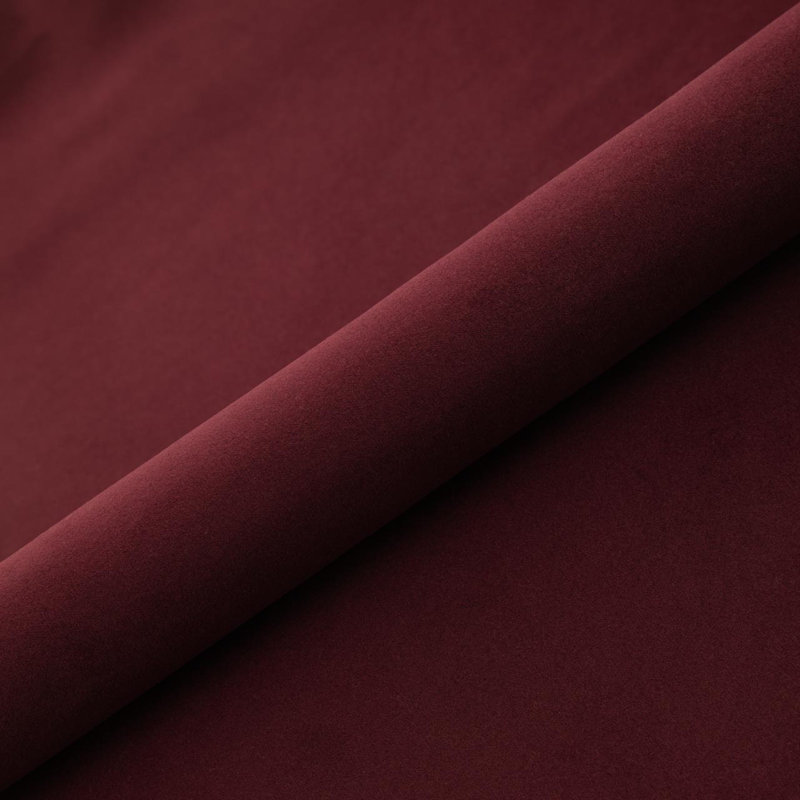 Polyester Upholstered Bench, Burgundy
