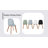 Jackqueline Modern Faux Leather Dining Chairs – Set of 4 Armless Side Chairs with Cushioned Seat and Wooden Legs for Kitchen or Dining Room-1952768472-1992003948-1951675970