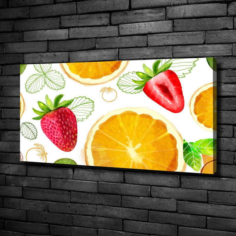 Fruits - No Frame Print on Canvas