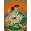 Bal Krishna avec Yasodha Mata | Peinture de MySore par Anjali Ram