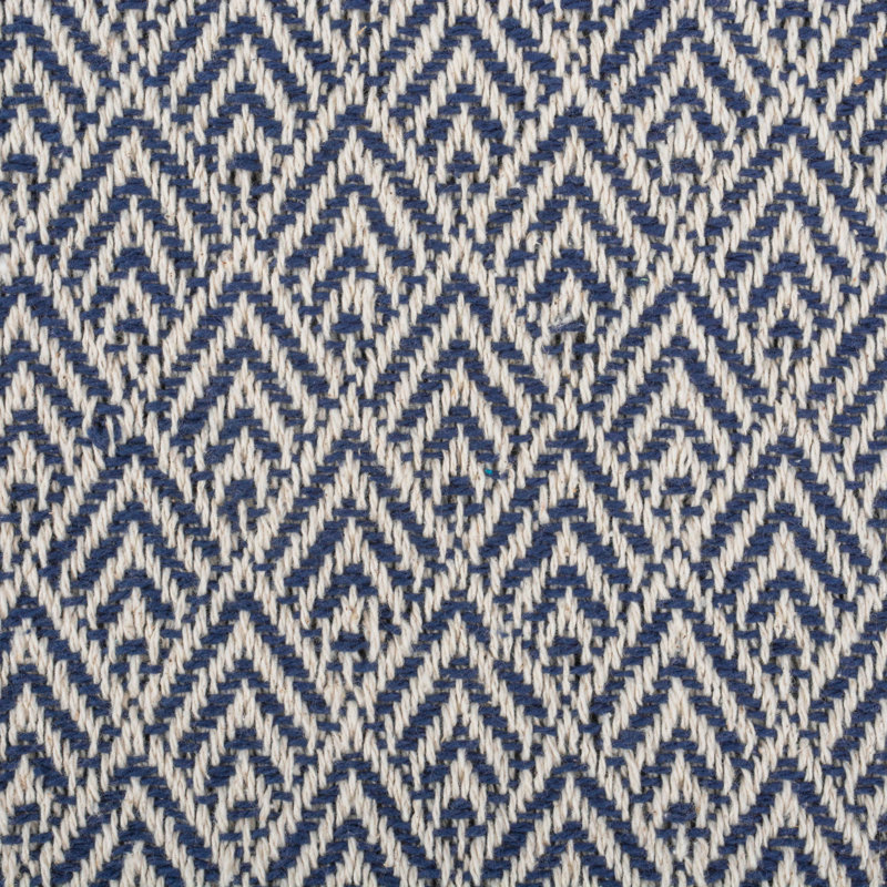 Jeté en coton , Bleu nautique