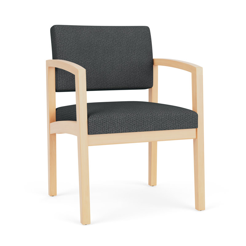 Chaise d'invité en bois Lenox, Naturel, Blueprint Jet