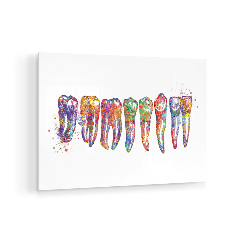 «Tooth Row Anatomy» par Genefy Art - impression non encadrée