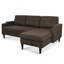 Canapé moderne avec rangement intégré et conception convertible pour un confort peu encombrant et une utilisation multifonctionnelle.-1005457729