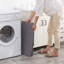 Fabric Laundry Hamper with Handles-1174154354