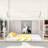 Metal House Shaped Bed With Guardrails-1511392376-1511392359