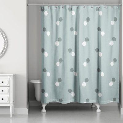 Sandlin Polka Dots Shower Curtain