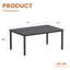 Table de salle à manger d'extérieur 63 "avec trou pour parasol 63"-1821079072