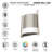 2-Light LED Wall Sconce Lighting Fixture