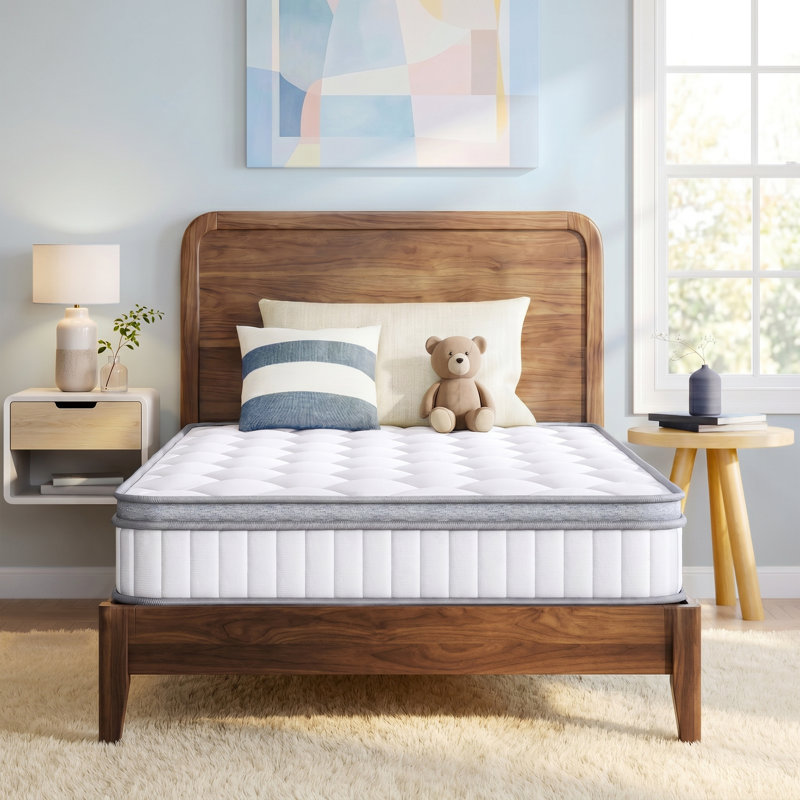 8"Medium Cooling Gel Hybrid Mattress, 8", Full