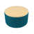 Bleu sarcelle / beige