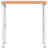 100cm W Solid Wood Top Height-Adjustable Workbench