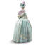 Statue femme en porcelaine bisous-50342110