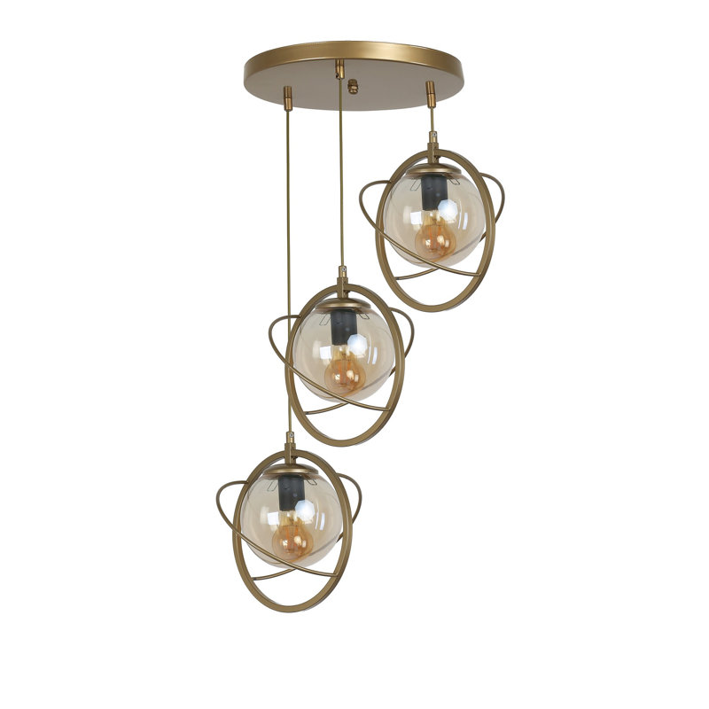 Chandle Chandelier, Fume/Antique