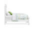 Lit simple au-dessus d'un lit simple en bois Keady