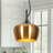 Justyce 1-Light Dome Kitchen Island Pendant