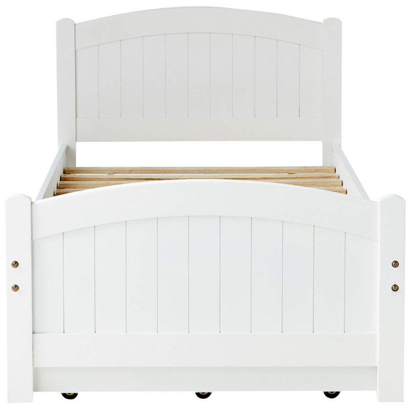 Lit simple avec lit gigogne Caelen par Harriet Bee