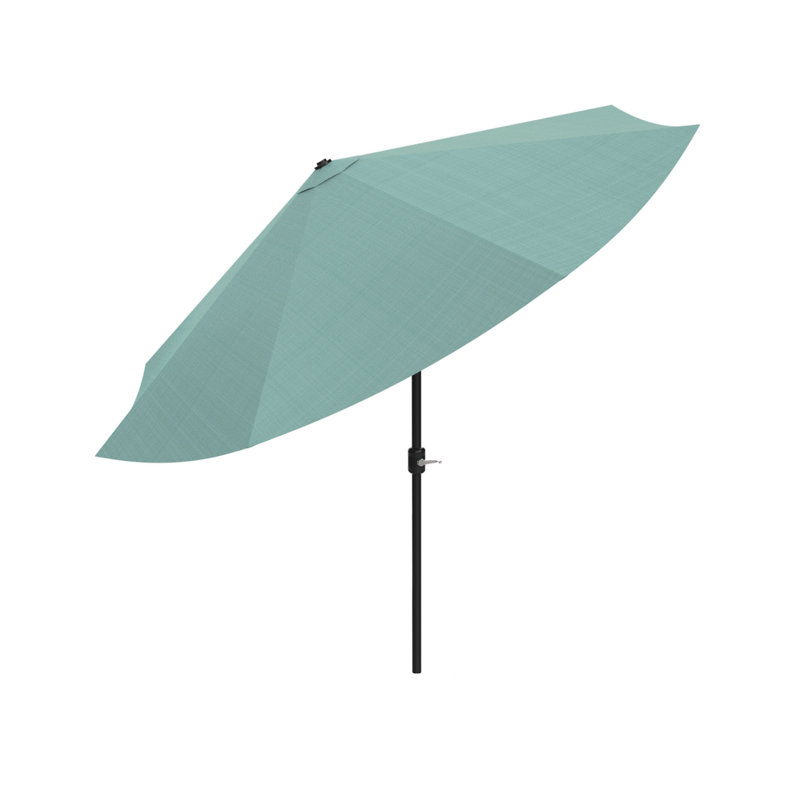 304.8 cm W X 304.8 cm D Octagonal Tilt Market Parasol with Crank Lift, Dusty Green
