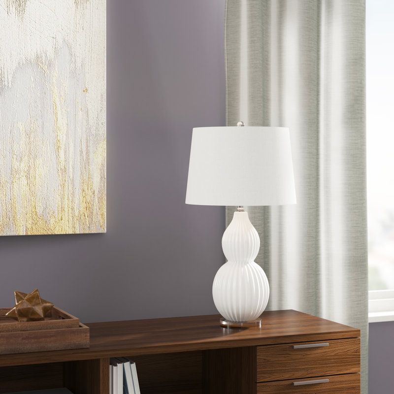 Huggard Table Lamp, Cream