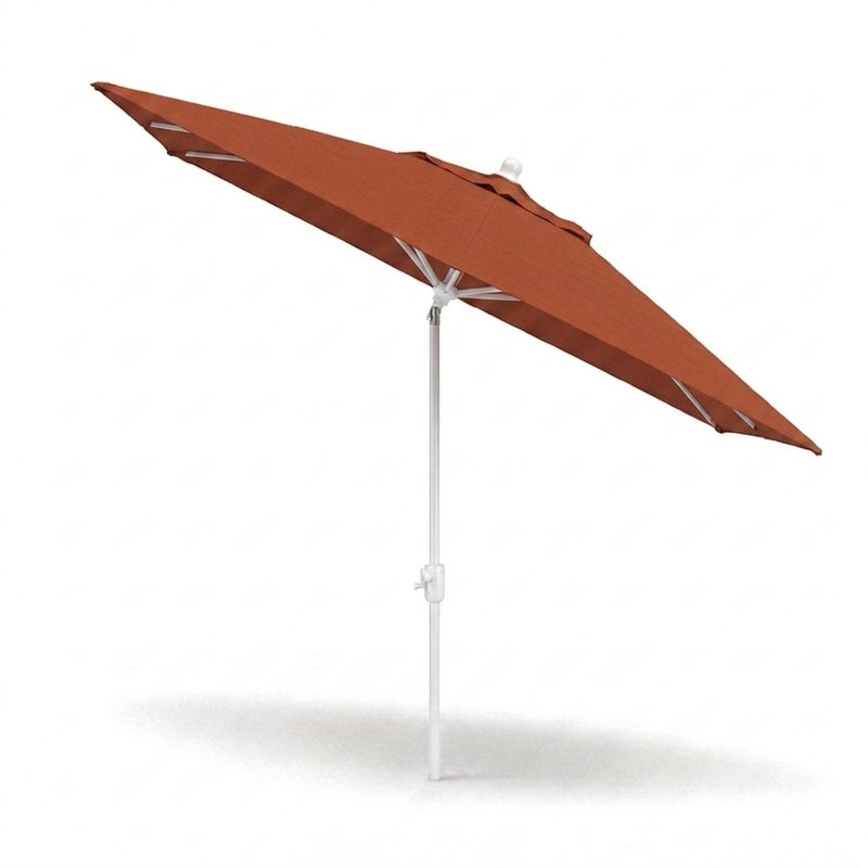 SunbUmbrella 9 pi 10 po x 6 pi 6 po Olivier, Toile toile terre cuite Sunbrella®, Sable blanc