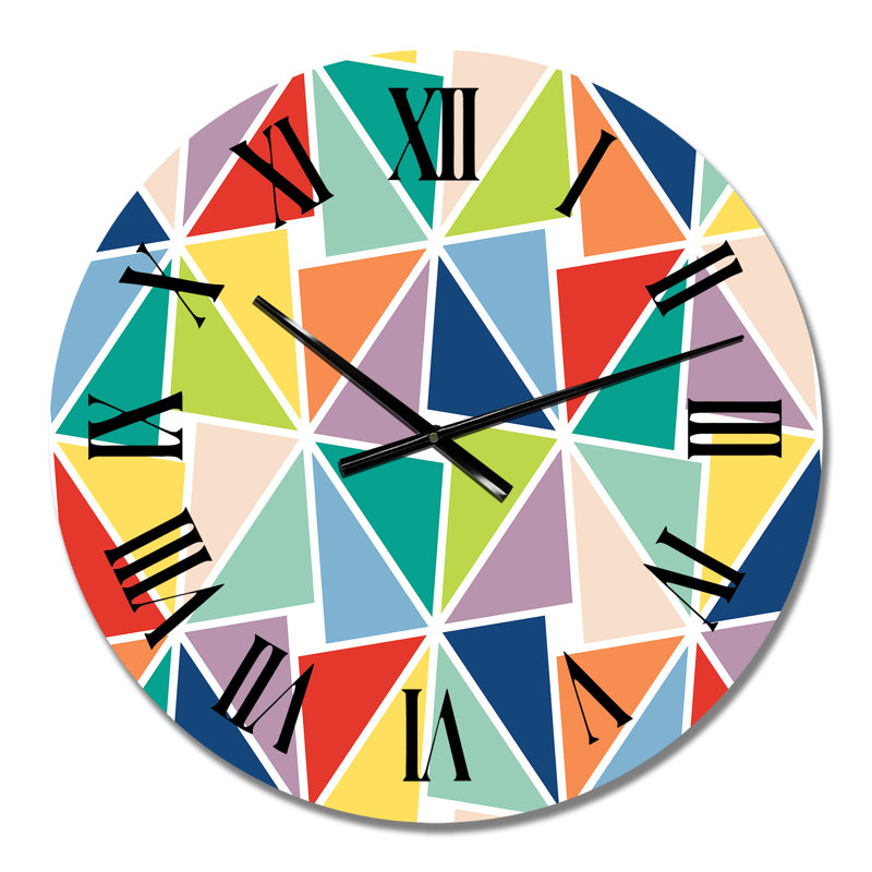 Horloge murale multicolore, Petit