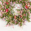 Couronne de fleurs artificielle 24 po en grappes de fleurs de printemps