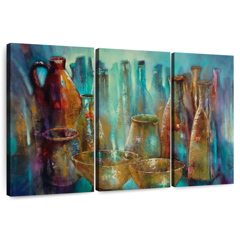 Senne Still Life Golden Bowles, 36" H x 57" W